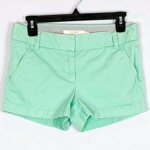 J. Crew Broke-in Chino Shorts Mint